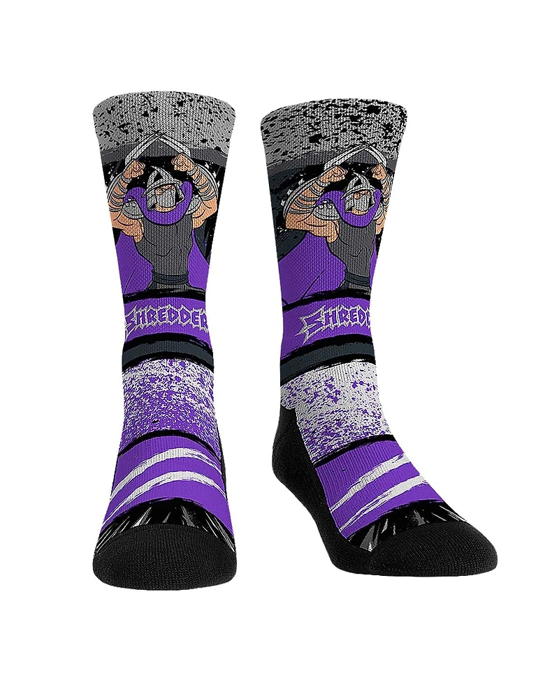 Men's and Women's Rock 'Em Socks Teenage Mutant Ninja Turtles Shredder Showtime Crew
