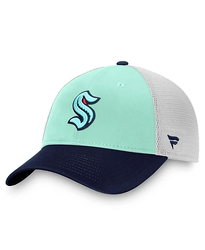 Men's Fanatics Blue Seattle Kraken Special Edition 2.0 Trucker Adjustable Hat