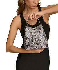 Donna Karan New York Lawrence Python Top Handle Bucket