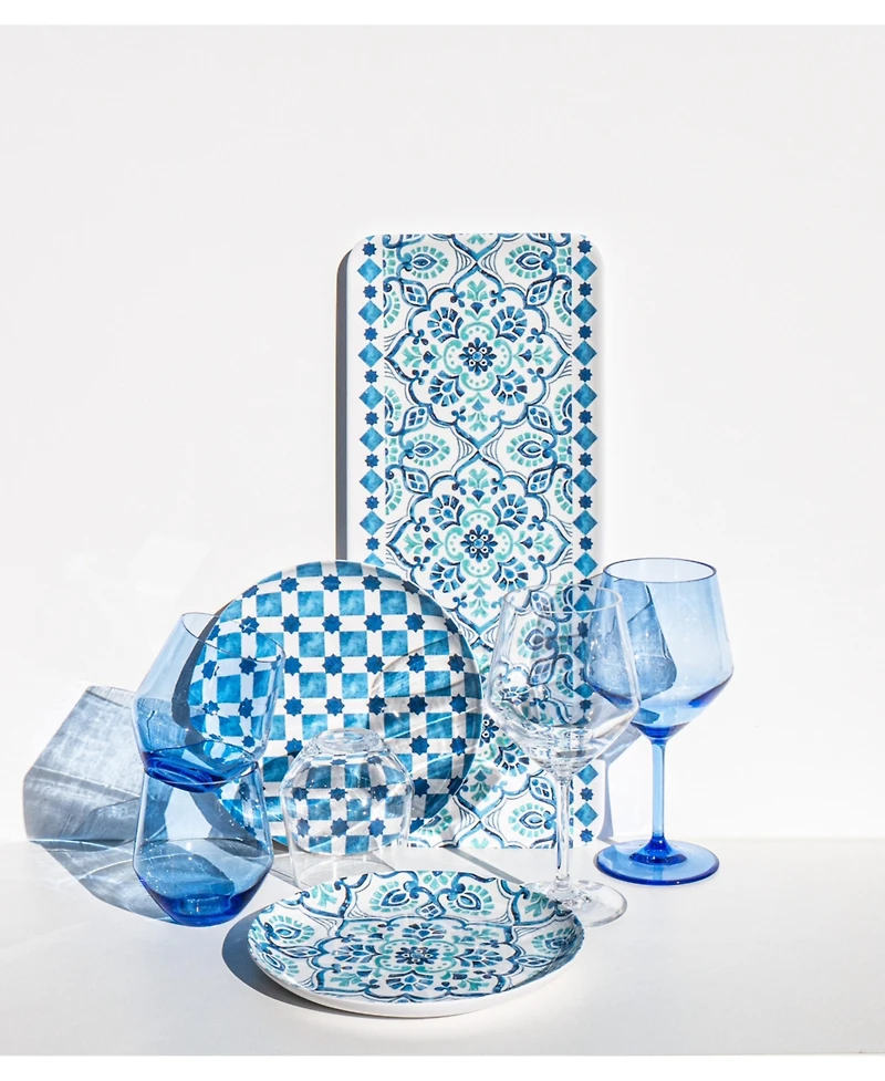 Abode Homewares Palazzo Tile Platter, 17.8"