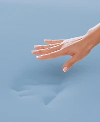 Vibe 4" Wave Convoluted Gel Memory Foam Mattress Topper