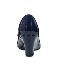 Easy Spirit Women's Coleen Open-Toe Slip-On Dress Wedges