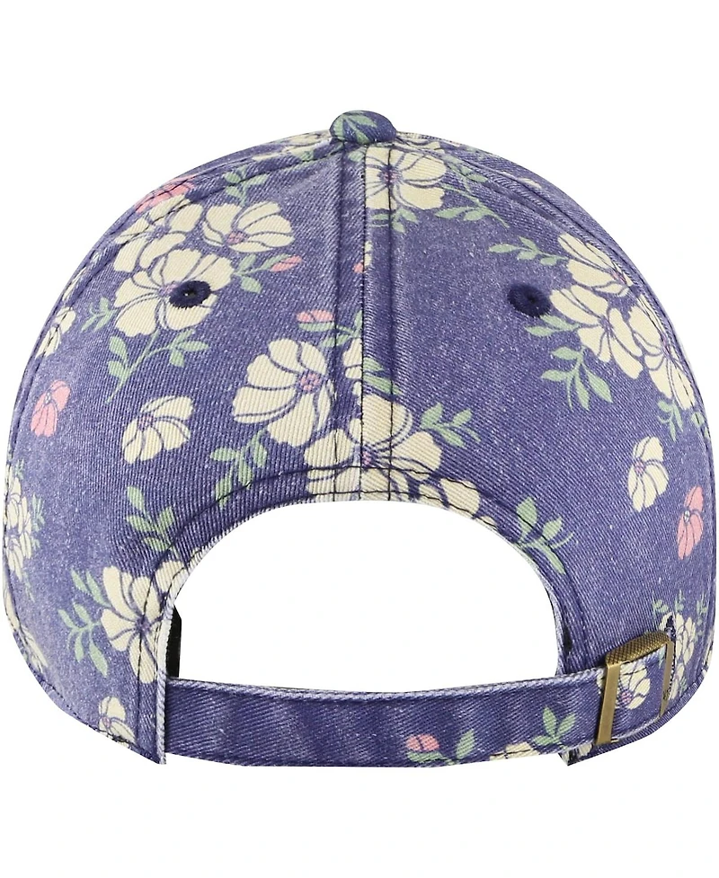 Women's '47 Brand Navy Michigan Wolverines Primrose Clean Up Adjustable Hat