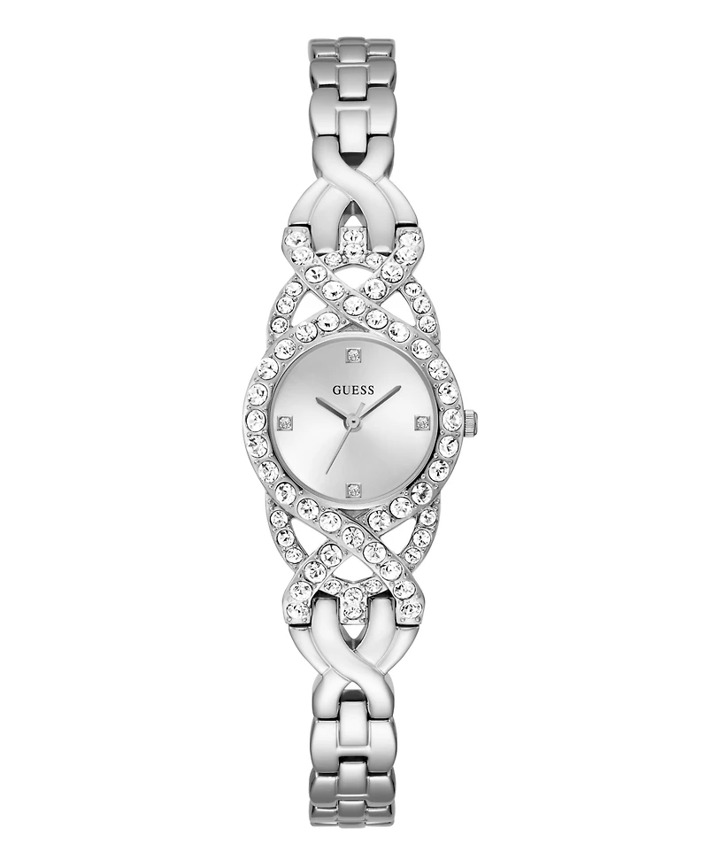 Women's Analog Silver-Tone Steel Watch 23mm