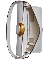 Donna Karan New York Valley Stream Leather Buckle Shoulder with Removable Strap