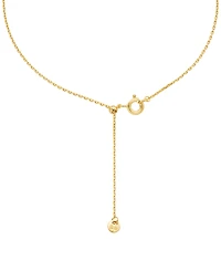 Michael Kors Gold-Tone or Silver-Tone Sterling Silver Station Necklace