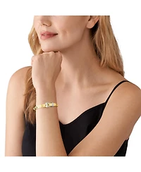 Michael Kors Two-Tone Colby Buckle Bangle Bracelet