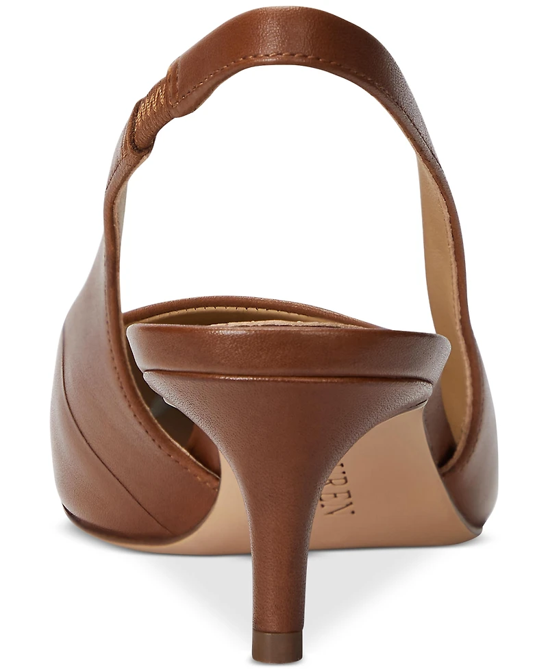 Lauren Ralph Women's Lolah Pointed-Toe Slingback Pumps