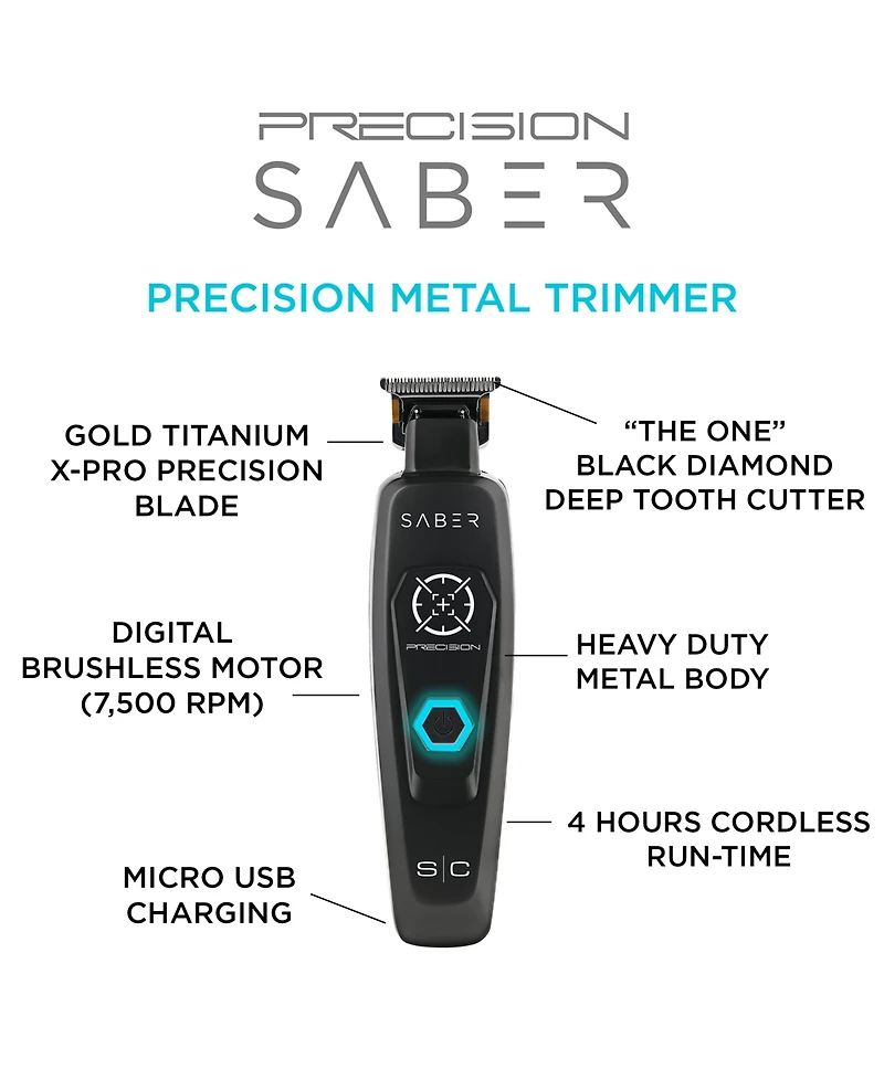 StyleCraft Professional Precision Saber Professional Hair Trimmer