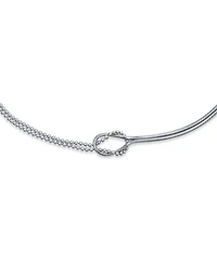 Bling Jewelry Love Knot Infinity Anklet Ankle Bracelet Split Beaded Ball Snake Chain Sterling Silver Adjustable 9 To 10 Inch
