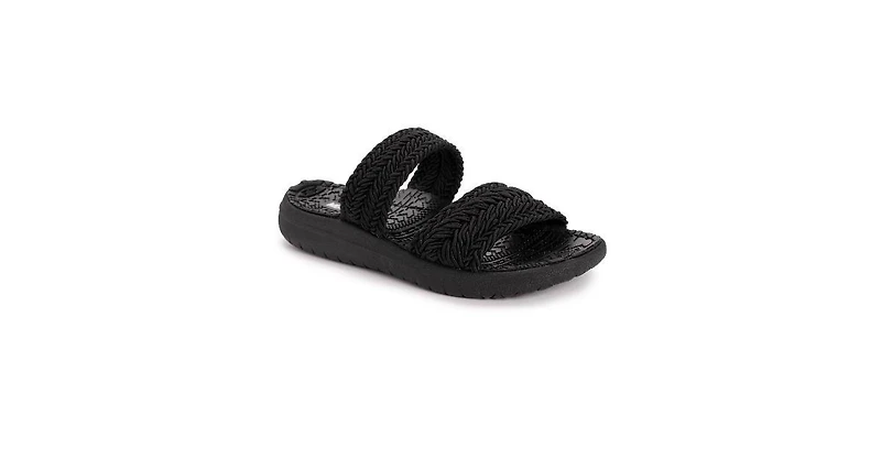 Muk Luks Women's Stella 2 Strap Slide Sandal