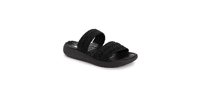Muk Luks Women's Stella 2 Strap Slide Sandal