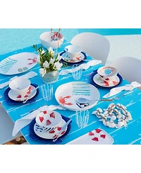 Vietri Riviera Assorted Salad Plates, Set of 4