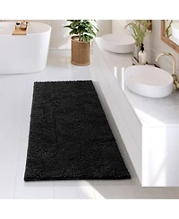 Ultra Soft Non-Slip Chenille Bath Rug - Quick Dry