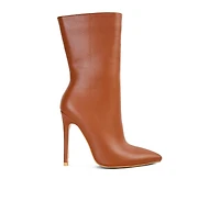 Micah Pointed Toe Stiletto High Ankle Boots Women