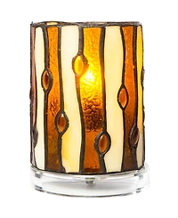Dale Tiffany 6.25" Tall Diamond Hill Tiffany Handmade Genuine Stained Glass Shade with Jewel Accent Lamp
