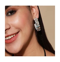 Sohi Women's Allurement Hoop Earrings