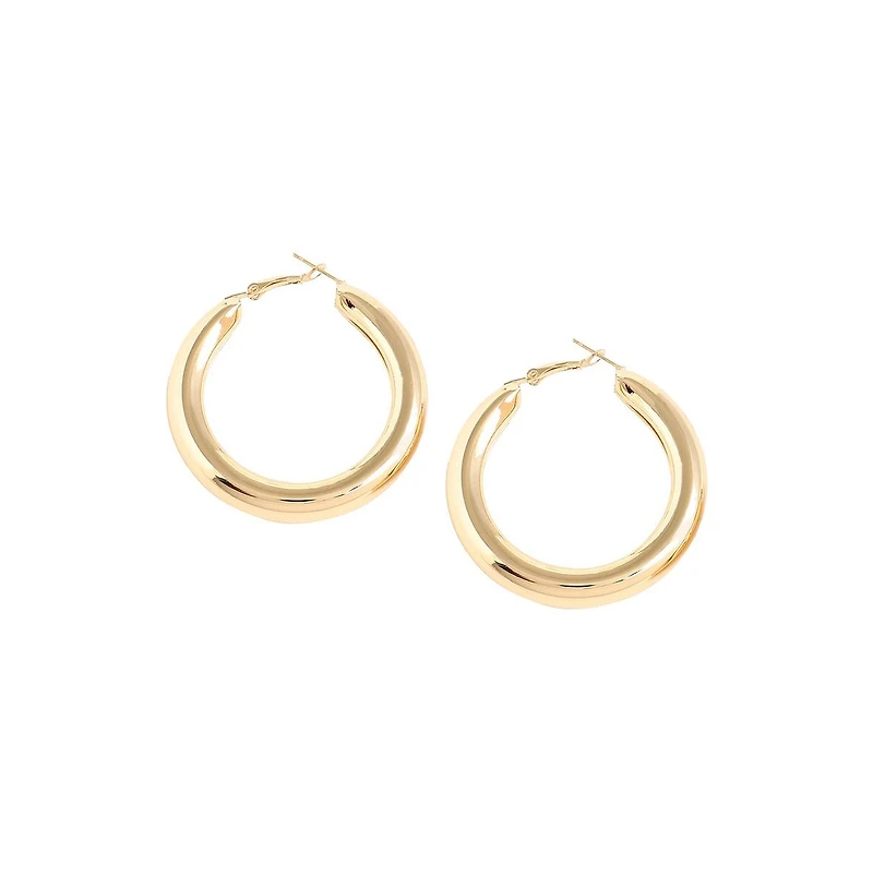 Sohi Women's Chunky Hoop Earrings