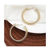 Sohi Women's Spring Hoop Earrings