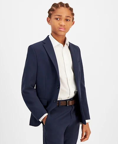 Kenneth Cole Reaction Big Boys Stretch Slim Fit Suit Jacket