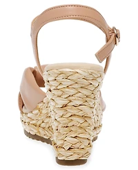 Anne Klein Women's Wheatley Ankle Strap Espadrille Wedge Sandals