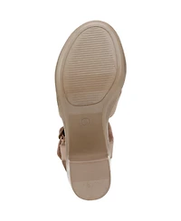 LifeStride Women's Everly Washable Block Heel Strappy Sandals