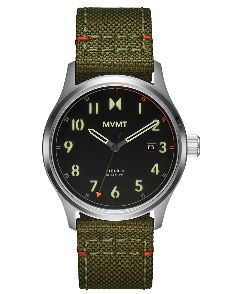 Mvmt Field Ii Men's Green Nylon Watch 41mm