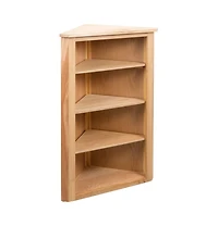 Corner Shelf 23.2"x14.1"x39.3" Solid Oak Wood