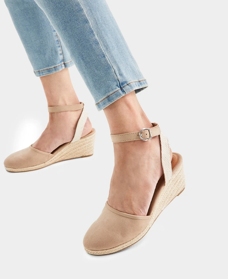 Style & Co Women's Mailena Wedge Espadrille Sandals, Created for Macy's
