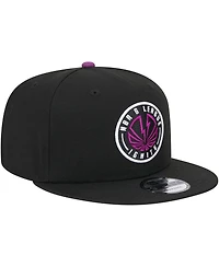 Men's New Era Black Nba G League Ignite On The Court 2023/24 Nba G League Draft 9FIFTY Snapback Hat