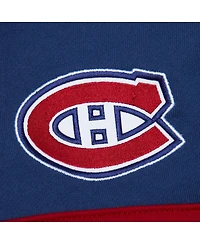 Men's Mitchell & Ness Navy Montreal Canadiens Head Coach Pullover Hoodie
