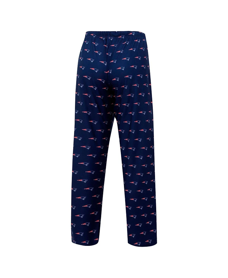 Women's Concepts Sport Navy New England Patriots Gauge Allover Print Sleep Pants