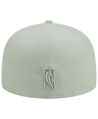 Men's New Era Light Green Philadelphia 76ers Sage Color Pack 59FIFTY Fitted Hat