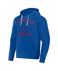 Men's Nfl x Darius Rucker Collection by Fanatics Royal Distressed Buffalo Bills Coaches Pullover Hoodie
