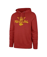 Men's '47 Brand Red Kansas City Chiefs Regional Headline Pullover Hoodie
