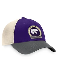 Men's Top of the World Purple Kansas State Wildcats Refined Trucker Adjustable Hat
