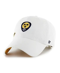 Women's '47 Brand White Nashville Predators Confetti Clean Up Adjustable Hat