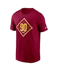 Men's Nike Burgundy Washington Commanders 90th Anniversary T-shirt