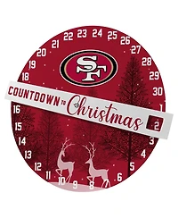 Pegasus San Francisco 49ers Countdown to Christmas Wall Sign