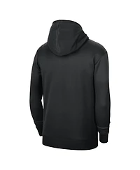 Men's and Women's Nike Black Brooklyn Nets 2023/24 Performance Spotlight On-Court Practice Pullover Hoodie