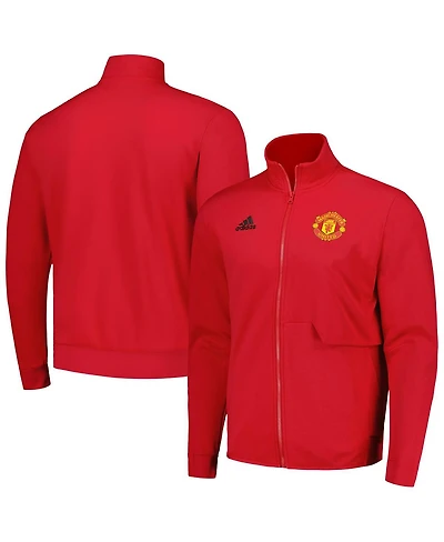 Men's adidas Red Manchester United 2023/24 Anthem Full-Zip Jacket