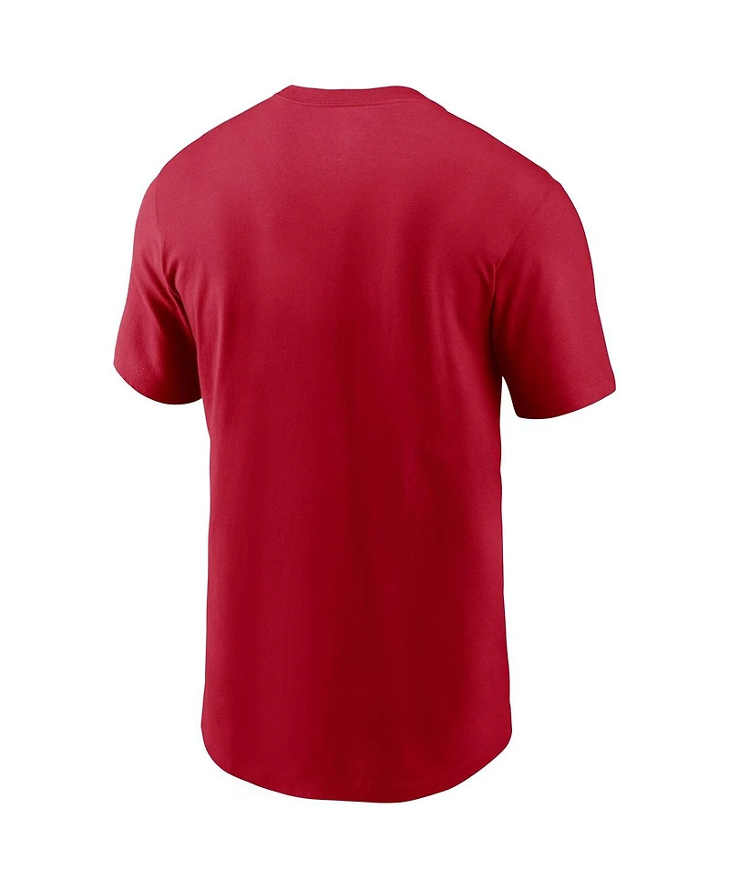 Men's Nike Red New York Giants Hometown Collection Big Blue T-shirt