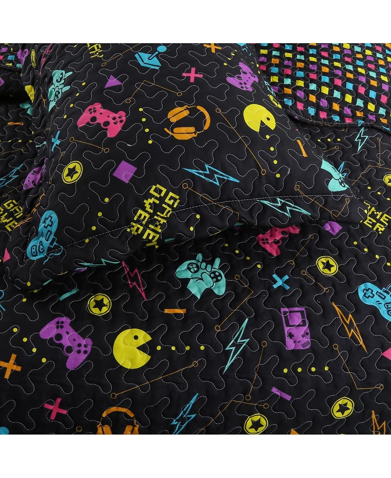 MarCielo Kids Boys Quilt Set Bedspread Coverlet Set A80 - Full