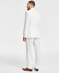 Tayion Collection Mens Classic Fit Solid Suit Separates