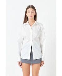 Women's Elastic Detailed Shirt