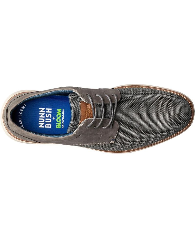 Nunn Bush Men's Chase Knit Plain Toe Oxford Shoes