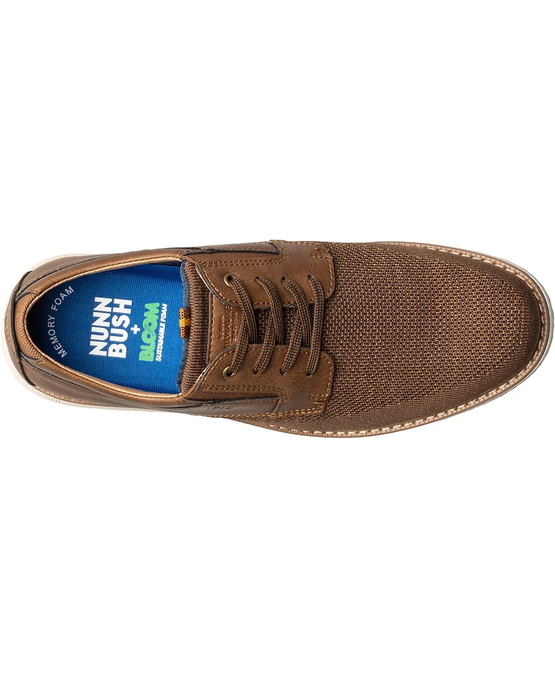 Nunn Bush Men's Otto Knit Plain Toe Oxford Shoes