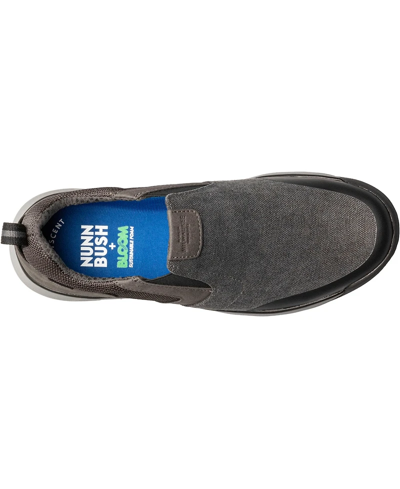 Nunn Bush Men's Sedona Canvas Moc Toe Slip On Shoes