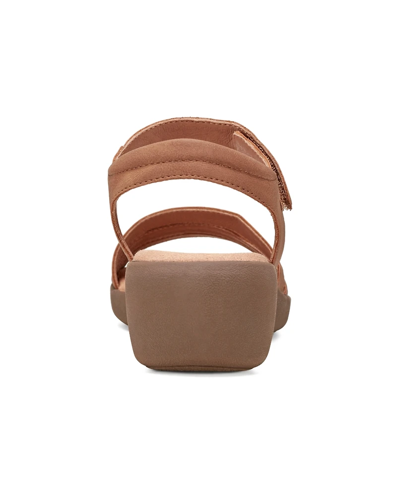 Easy Spirit Women's Kenton Strappy Low Wedge Sandals