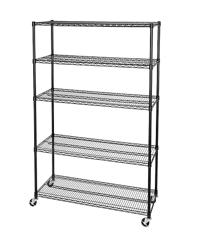Seville Classics UltraDurable 5-Tier Nsf Steel Wire Shelving